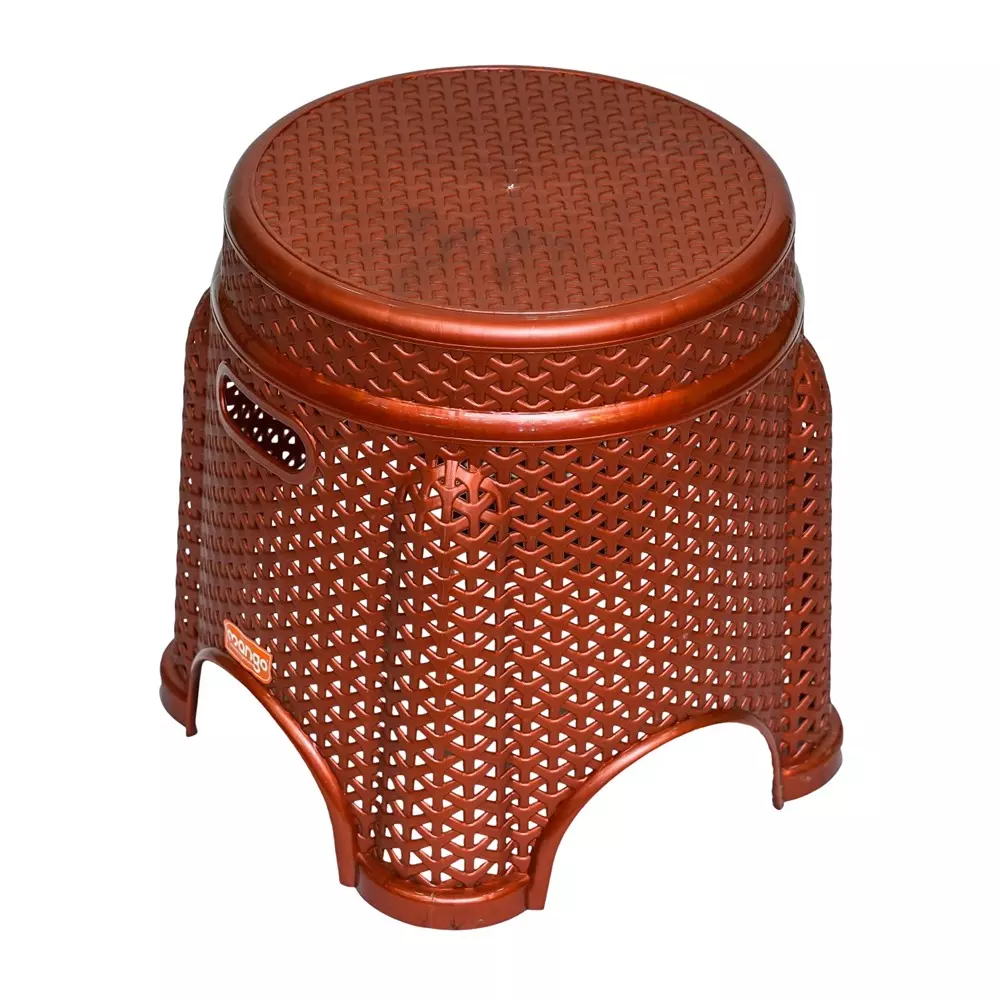 Mango KING Plastic Stool 304.8x381x355.6 mm Pearl Maroon