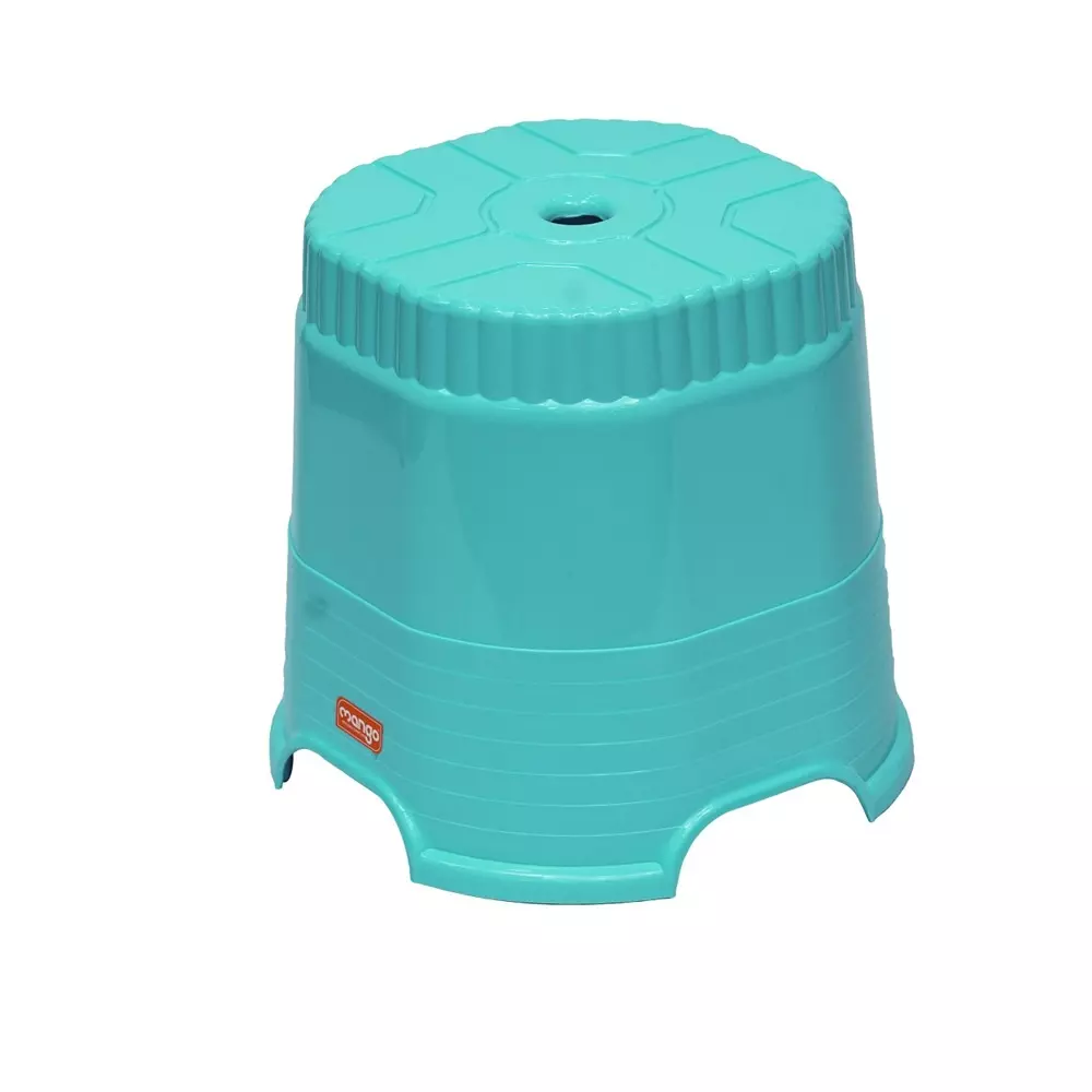 Mango CUBE 14 Plastic Stool 304.8x381x355.6 mm Marine Blue