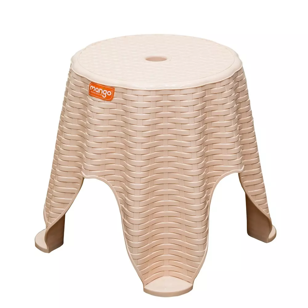 Mango STRIKER Plastic Stool 304.8x381x330.2 mm Light Peach