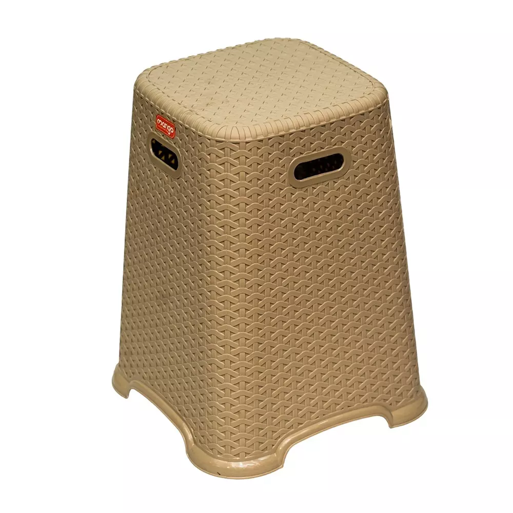 Mango TOPASS Plastic Stool 304.8x381x482.6 mm Ash Plaza Top