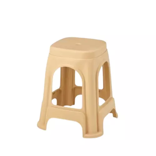 Maharaja Stackable Stool With Modern Design Beige Polypropylene for Home, School, Garden & Office, Jupiter_PRW-PK6 (Pack of 6 Pcs)