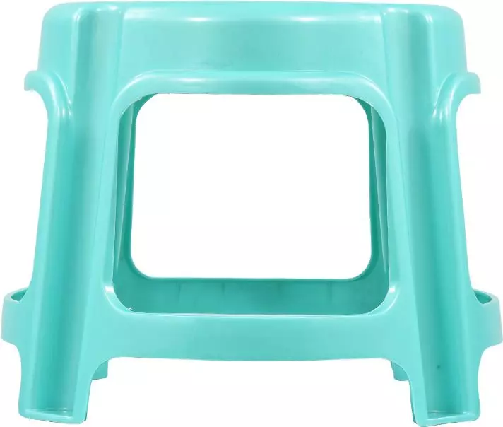 swagath-bathroom-stool-round-shape-4-legs-plastic-glossy-finish-80-kg-load-capacity-green-for-bathroom-use-ps-03-pack-of-4-pcs