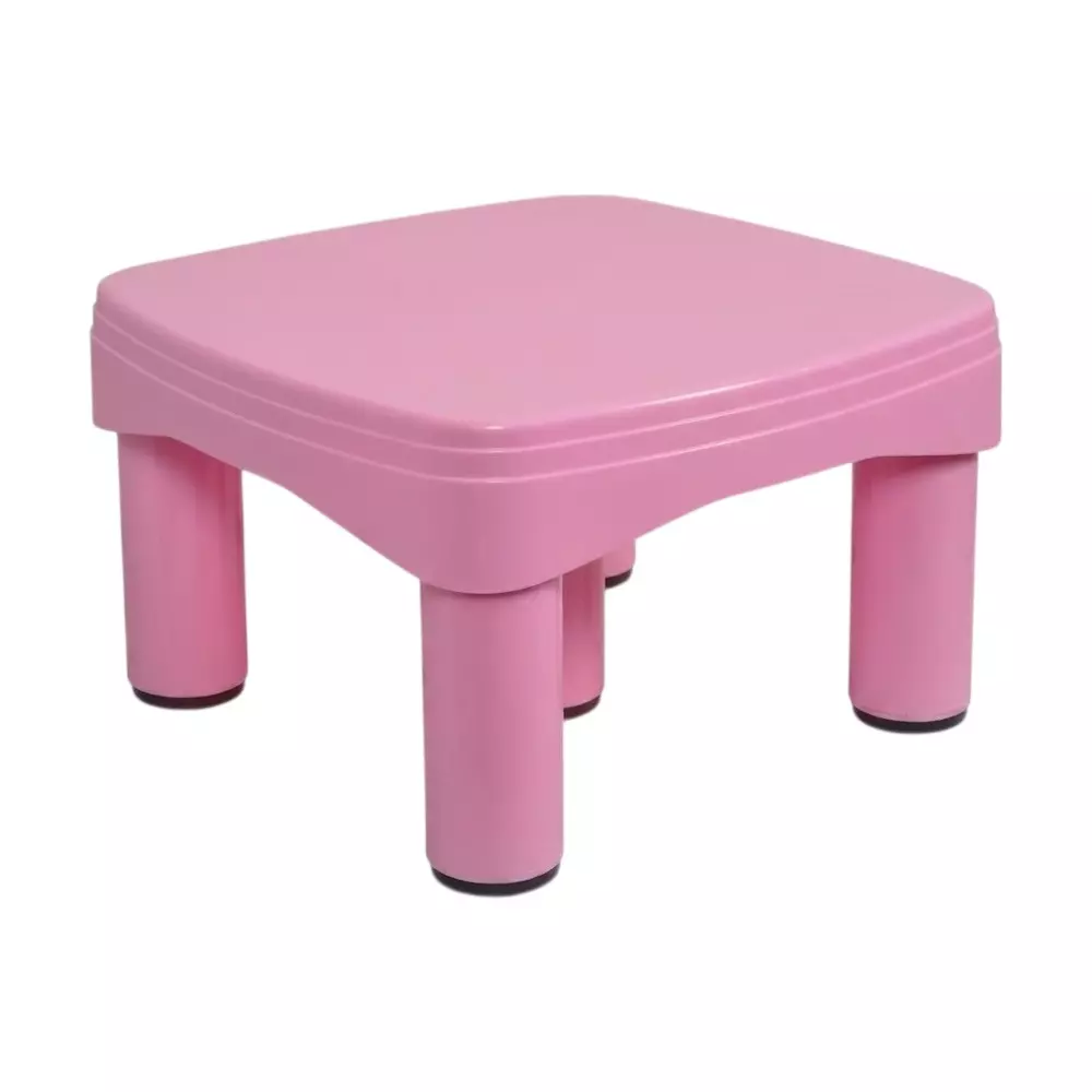 Ankur Force Patla Stool High Grade Polypropylene Virgin Plastic Body and Pink Color for Homes, Shops & More, FG10036A15