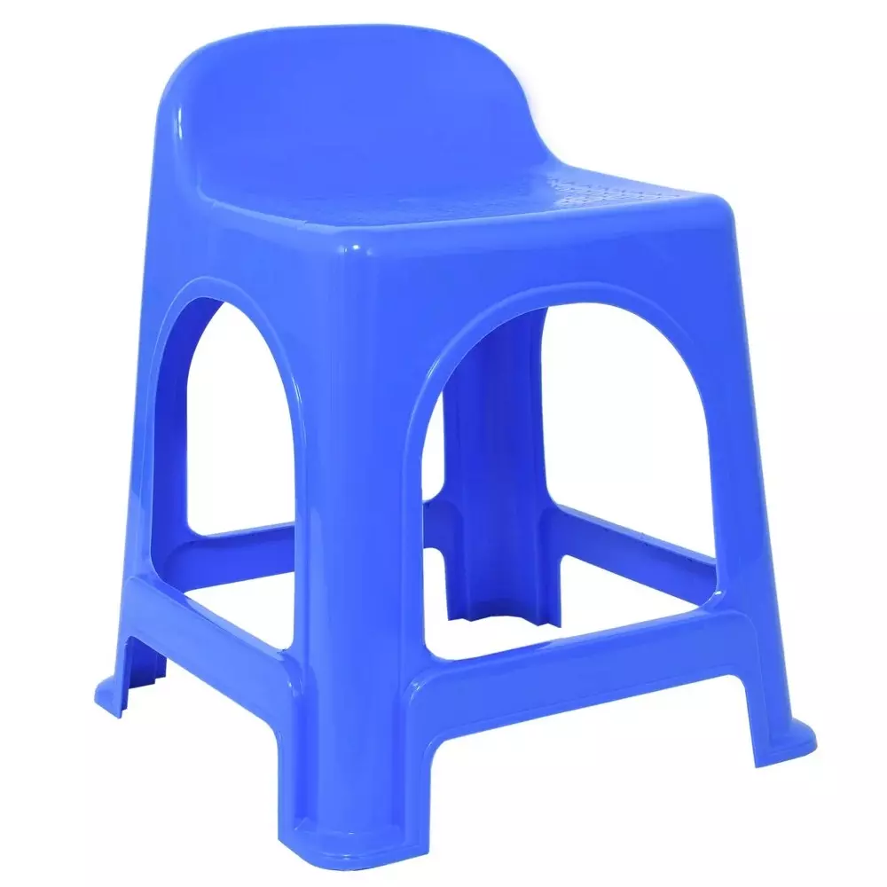 Italica Plastic Rest Stool Light Blue Color, 9738