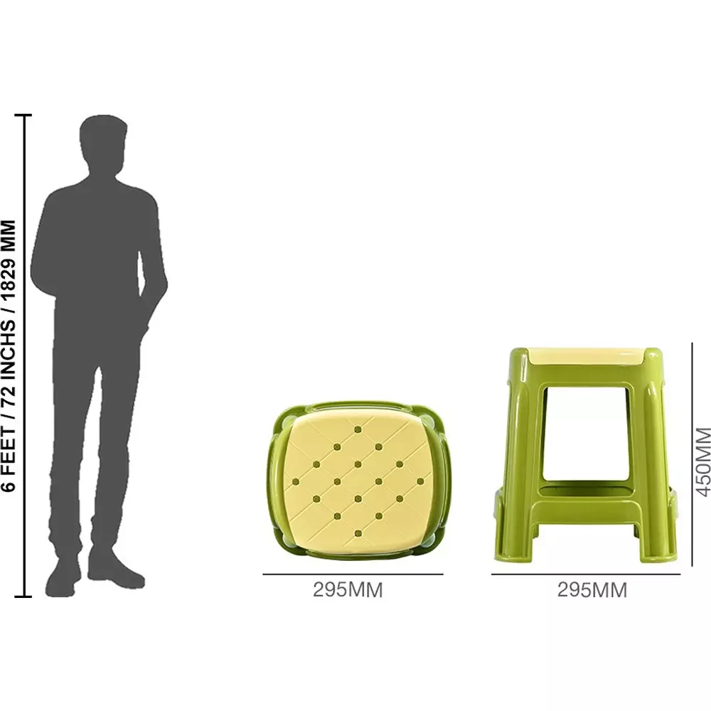 swagath-stool-plastic-45x295x295-cm-12-kg-ivory-seat-with-green-body-pre-assembled-for-cafeteria-kitchen-houeshold-work-and-outdoor-use-pack-of-2-pcs