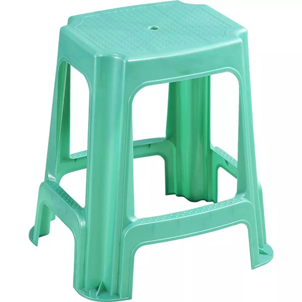 swagath-stl-rectangular-stool-plastic-green-54x37x31-cm-size-for-outdoor-cafeteria-use-stl-05-lpgn-4-pack-of-4-pcs