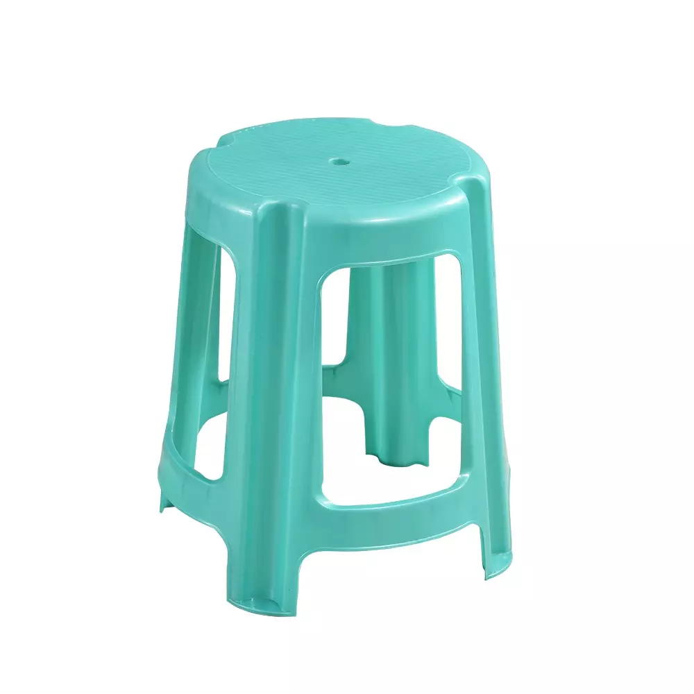 swagath-green-plastic-round-stool-for-indoor-outdoor-cafeteria-set-of-2