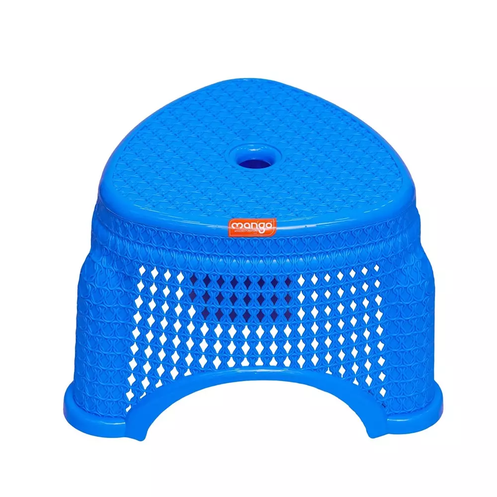 Mango TANGO Plastic Stool 304.8x381x279.4 mm Marina Blue