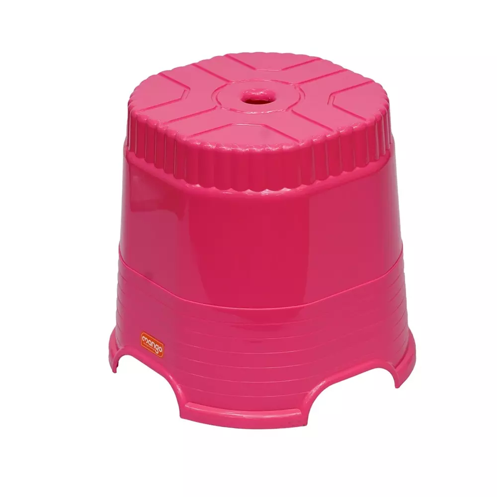 Mango CUBE 14 Plastic Stool 304.8x381x355.6 mm Rose Pink