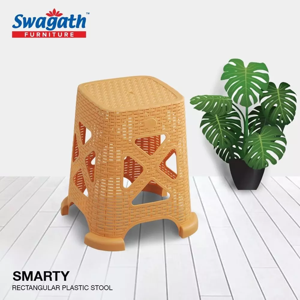 swagath-plastic-sitting-stool-amber-gold-color-for-kitchen-bathroom-and-houeshold-work-smarty-pack-of-2-pcs