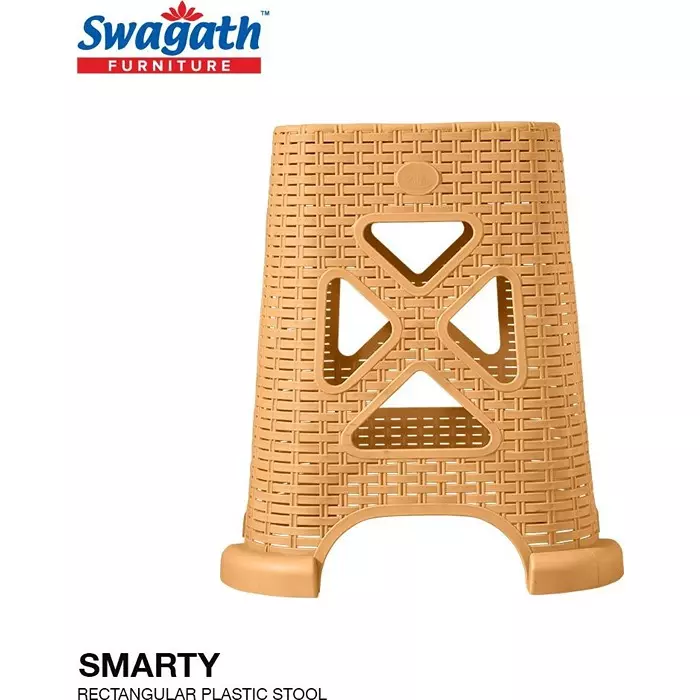 swagath-plastic-sitting-stool-amber-gold-color-for-kitchen-bathroom-and-houeshold-work-smarty-pack-of-2-pcs