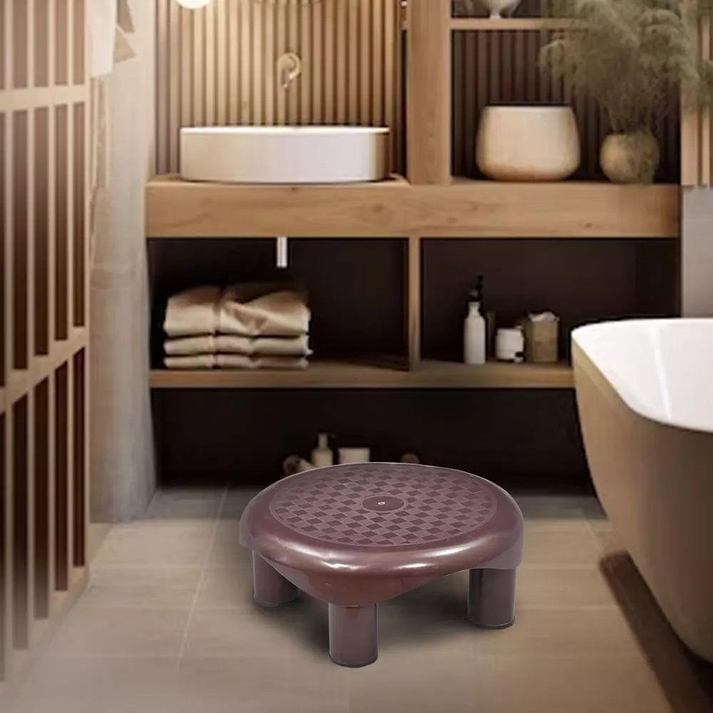 swagath-plastic-stool-brown-color-for-bathroom-ps-02-series