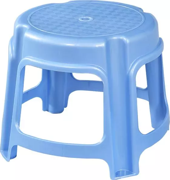 swagath-bathroom-stool-round-shape-4-legs-plastic-glossy-finish-80-kg-load-capacity-blue-for-bathroom-use-ps-03-pack-of-4-pcs