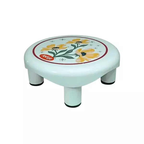 Ankur Relaxo Patla Decorative/Tint Stool High Grade Polypropylene Virgin Plastic Body and Green Color for Homes, Shops & More, FG10064A07