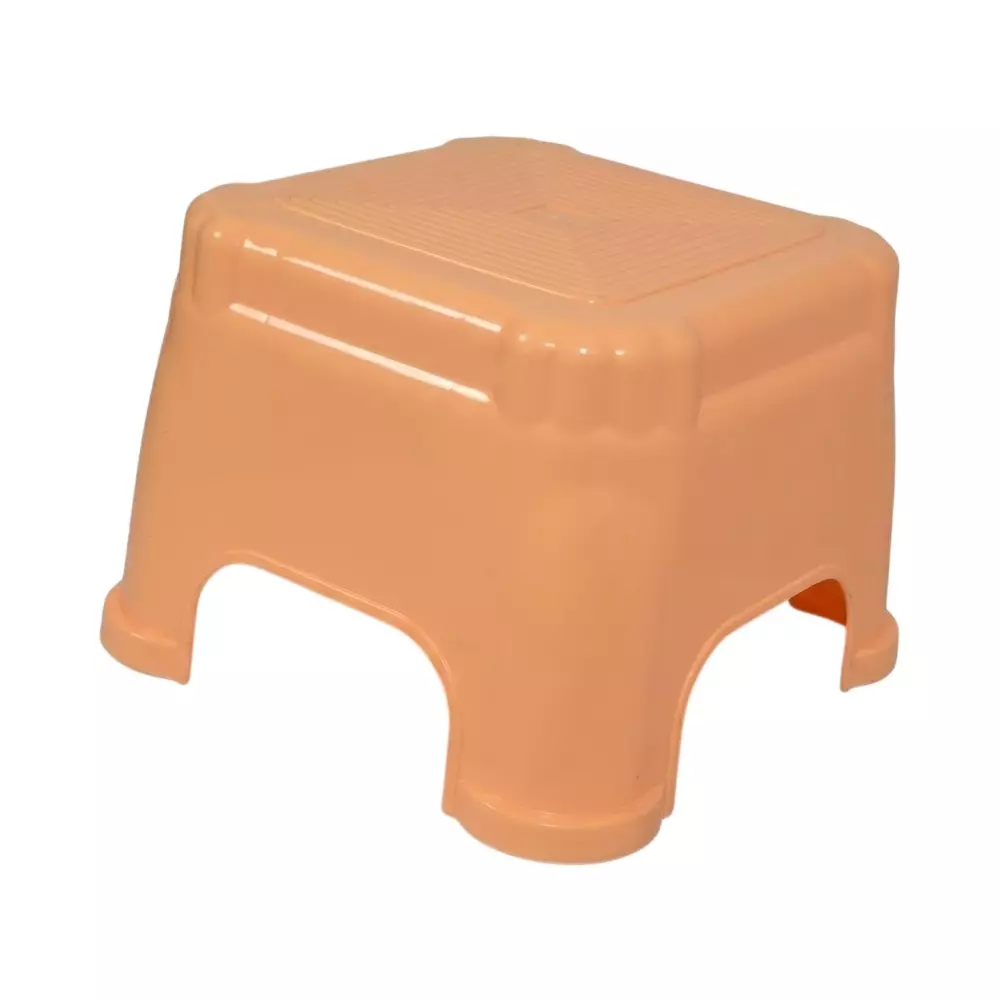 Ankur Ruff N Tuff Patla Stool High Grade Polypropylene Virgin Plastic Body and Orange Color for Homes, Shops & More, FG10064A10