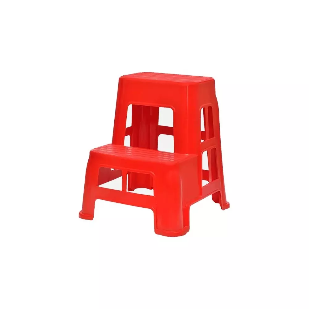 Italica Plastic Step Stool Red Color, 9729