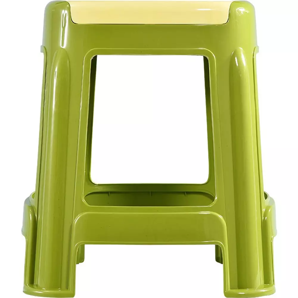 swagath-stool-plastic-45x295x295-cm-12-kg-ivory-seat-with-green-body-pre-assembled-for-cafeteria-kitchen-houeshold-work-and-outdoor-use
