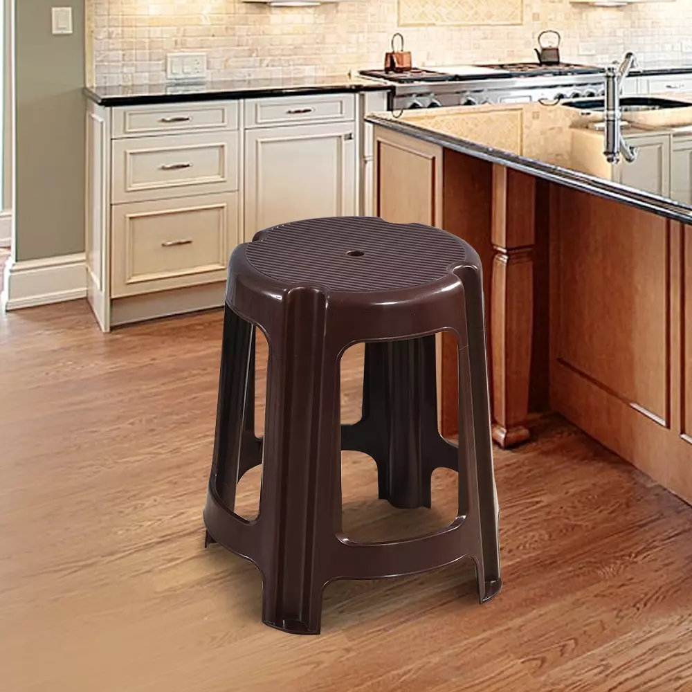 swagath-brown-plastic-round-stool-for-indoor-outdoor-cafeteria-set-of-2