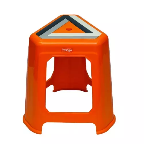 Mango OSCAR Plastic Stool 304.8x381x482.6 mm Mango Orange
