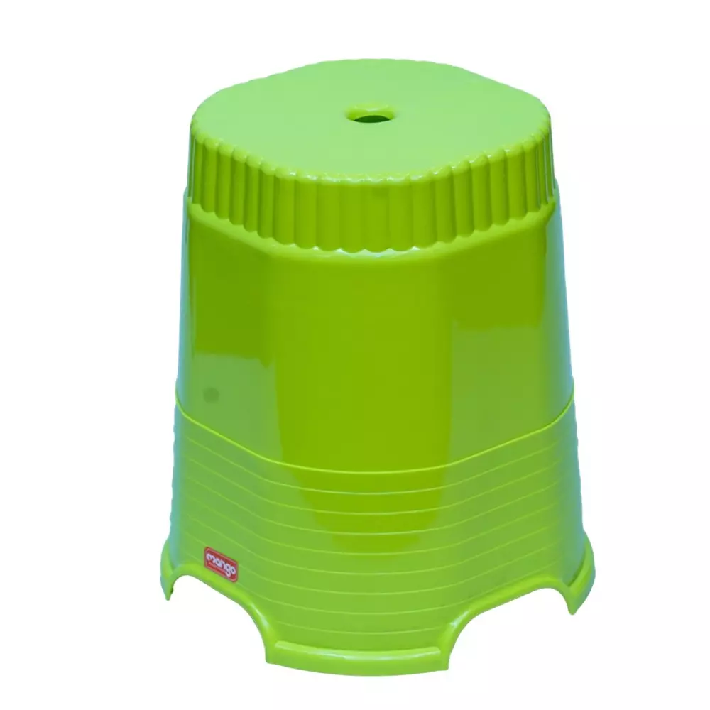 Mango CUBE 18 Plastic Stool 304.8x381x457.2 mm Citrus Green