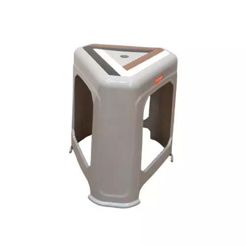 Mango OSCAR Plastic Stool 304.8x381x482.6 mm Ash Plaza Top