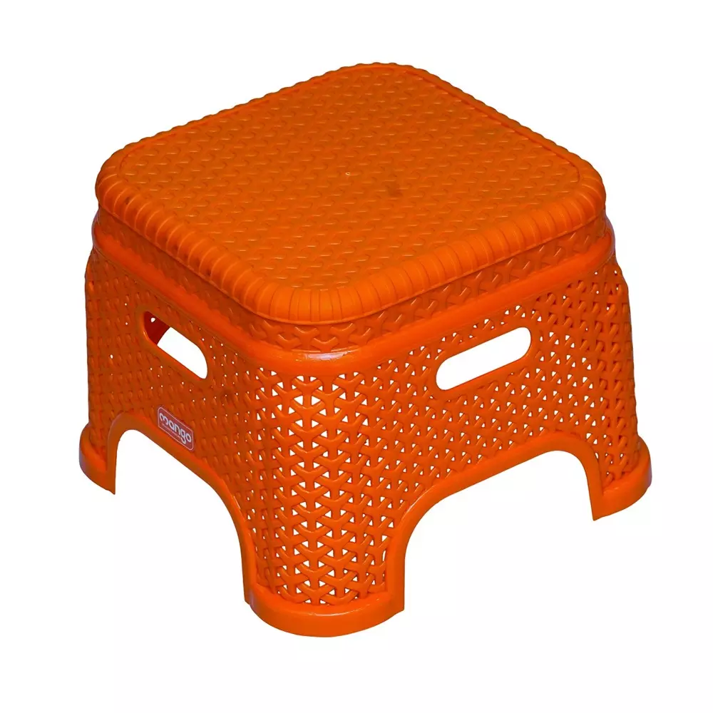 Mango PRINCE Plastic Stool 304.8x381x254 mm Mango Orange