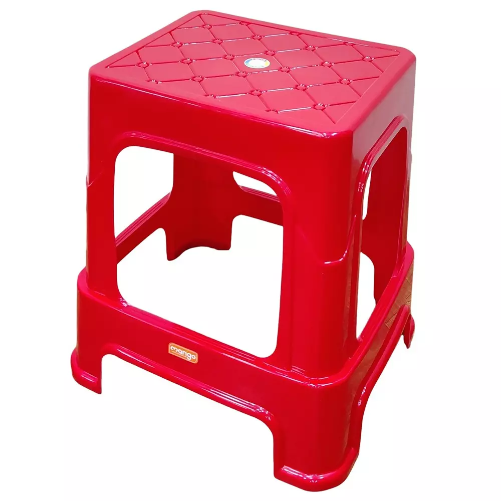 Mango SIKANDAR Plastic Stool 304.8x381x533.4 mm Mystic Red
