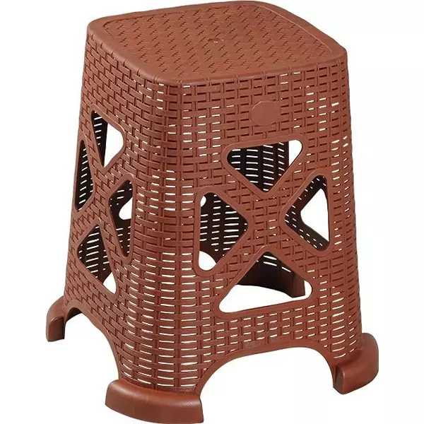 swagath-plastic-sitting-stool-brown-color-for-kitchen-bathroom-and-houeshold-work-smarty-pack-of-4-pcs