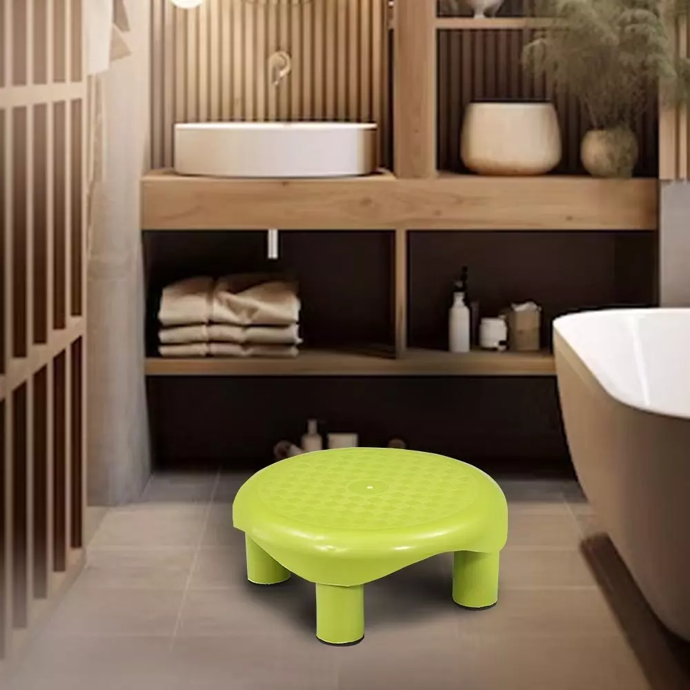 swagath-plastic-stool-green-color-for-bathroom-ps-02-series-pack-of-4-pcs