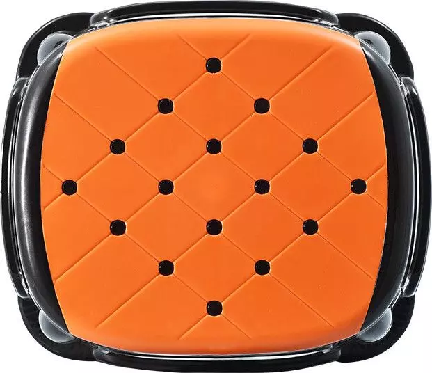 swagath-stool-rectangle-shape-4-legs-plastic-glossy-finish-70-kg-load-capacity-orange-seat-with-black-body-cosmo-m-pack-of-2-pcs