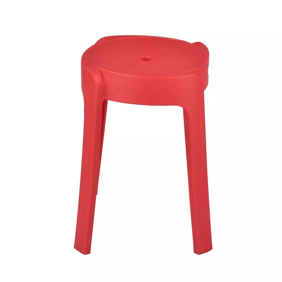 nilkamal-twist-plastic-stool-bright-red-color
