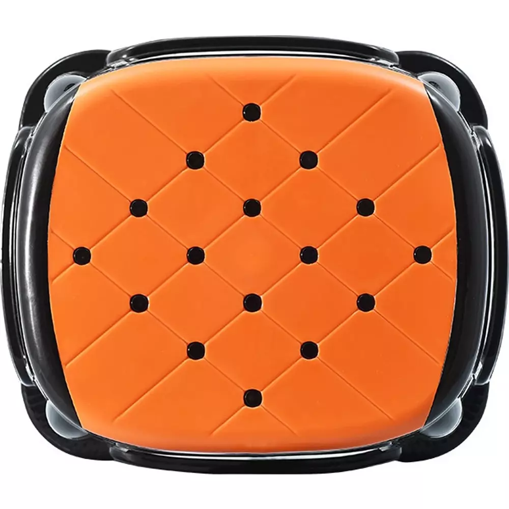 swagath-stool-plastic-45x295x295-cm-12-kg-orange-seat-with-black-body-pre-assembled-for-cafeteria-kitchen-houeshold-work-and-outdoor-use-pack-of-2-pcs