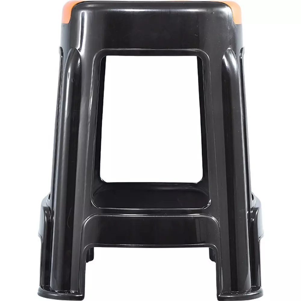 swagath-stool-plastic-45x295x295-cm-12-kg-orange-seat-with-black-body-pre-assembled-for-cafeteria-kitchen-houeshold-work-and-outdoor-use-pack-of-2-pcs