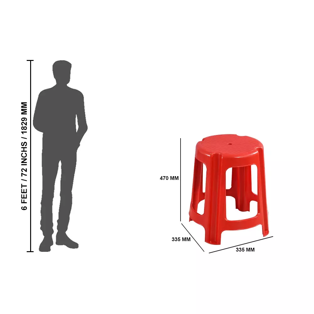 swagath-red-plastic-round-stool-for-indoor-outdoor-cafeteria-set-of-2