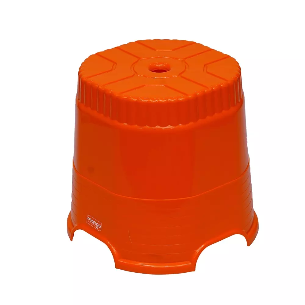 Mango CUBE 14 Plastic Stool 304.8x381x355.6 mm Mango Orange