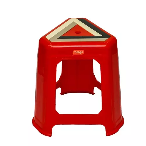 Mango OSCAR Plastic Stool 304.8x381x482.6 mm Mystic Red
