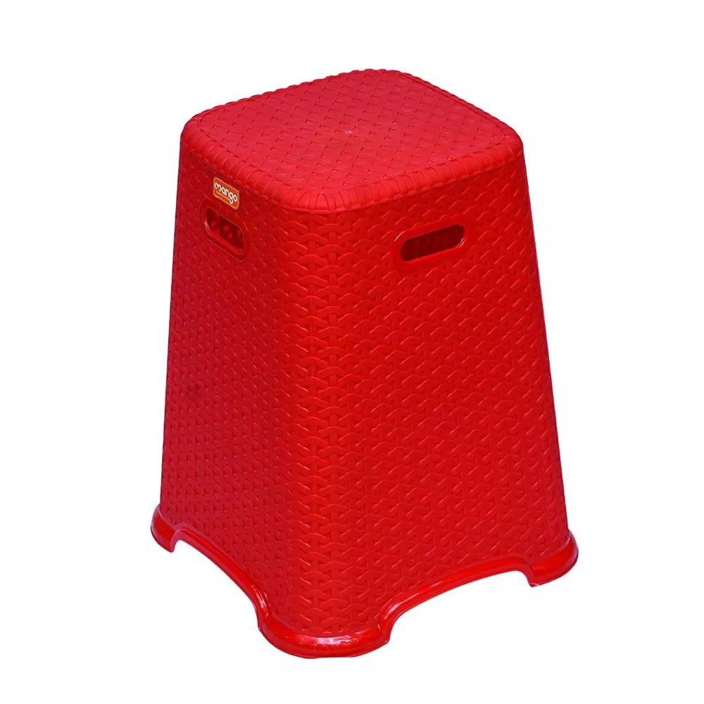 Mango TOPASS Plastic Stool 304.8x381x482.6 mm Mystic Red