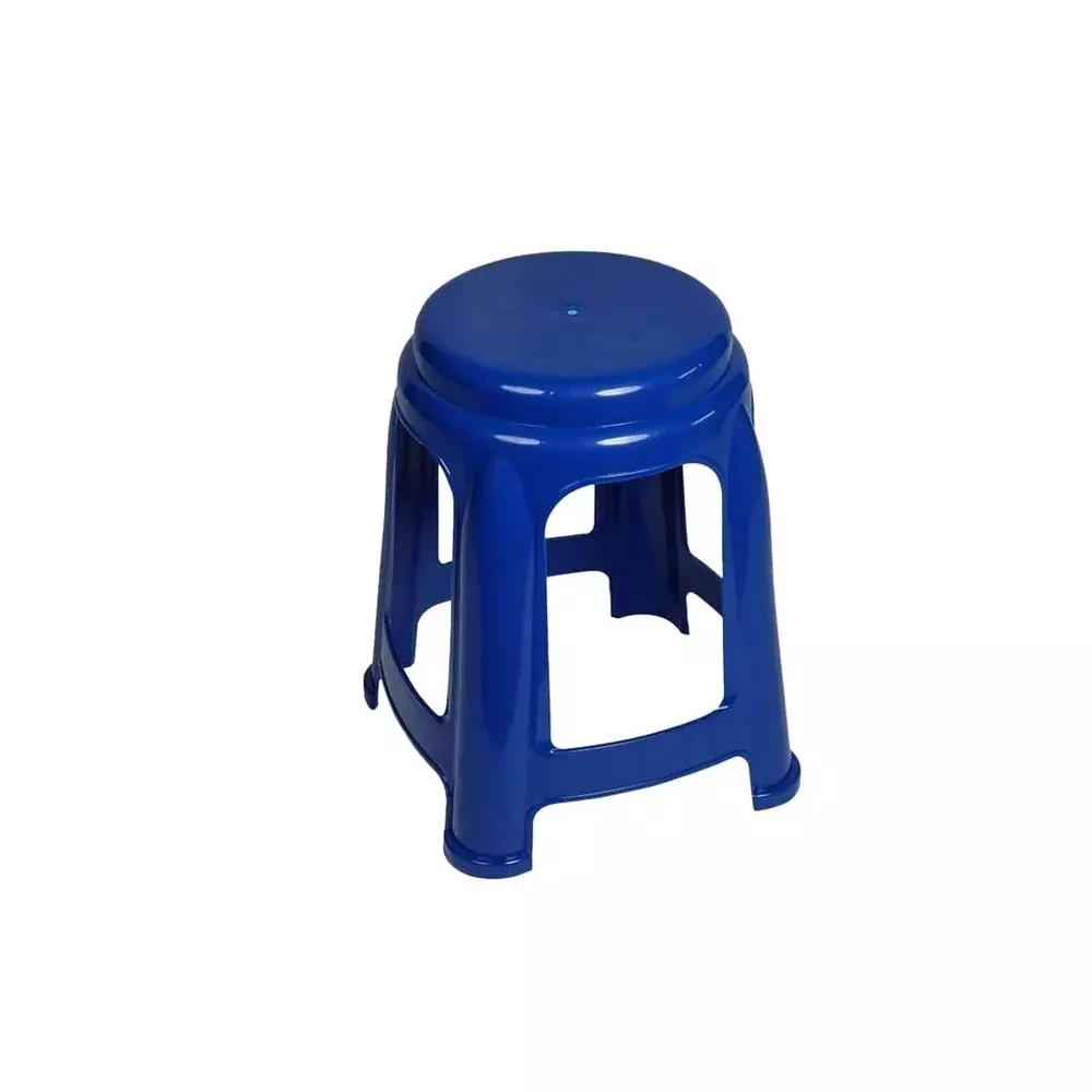 Italica Plastic Stool 19 inch (482.6 mm) Blue Color, 999 / 9702