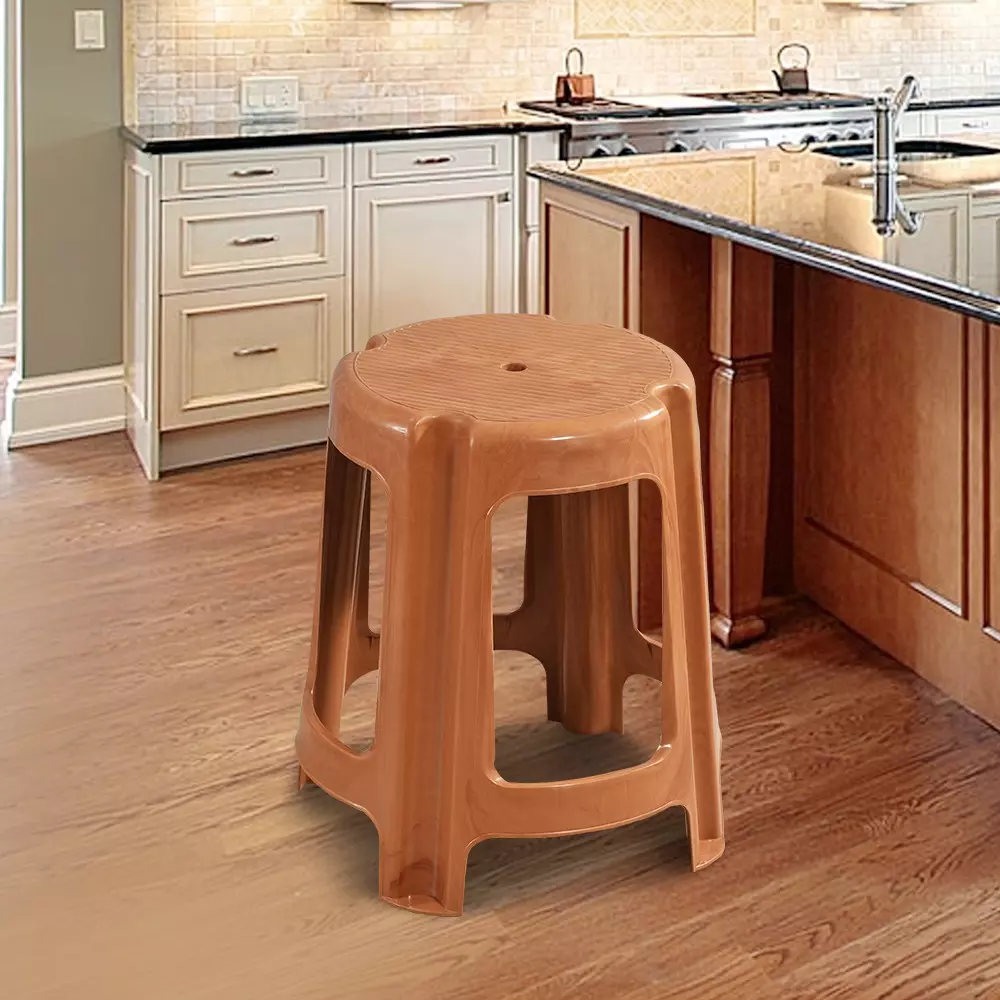 swagath-sandal-wood-plastic-round-stool-for-indoor-outdoor-cafeteria-set-of-2