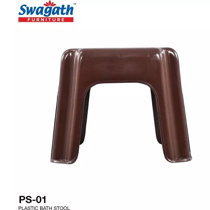 swagath-plastic-stool-brown-color-for-bathroom-ps-01-series