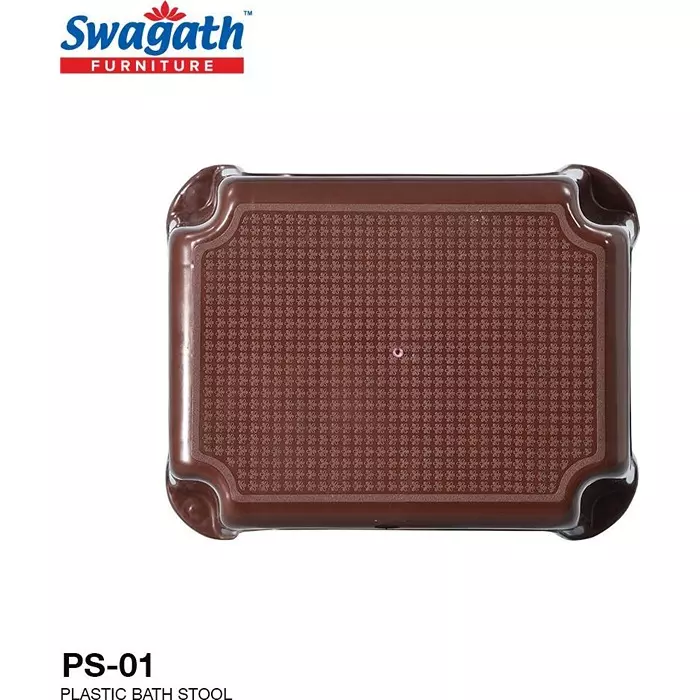swagath-plastic-stool-brown-color-for-bathroom-ps-01-series