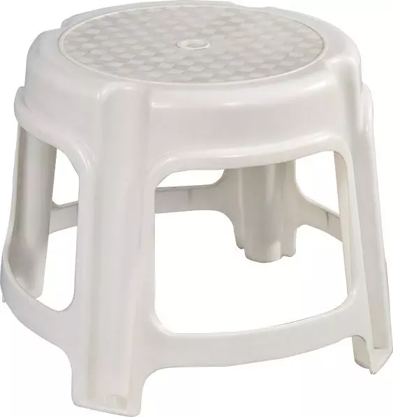 swagath-bathroom-stool-round-shape-4-legs-plastic-glossy-finish-80-kg-load-capacity-white-for-bathroom-use-ps-03-pack-of-2-pcs