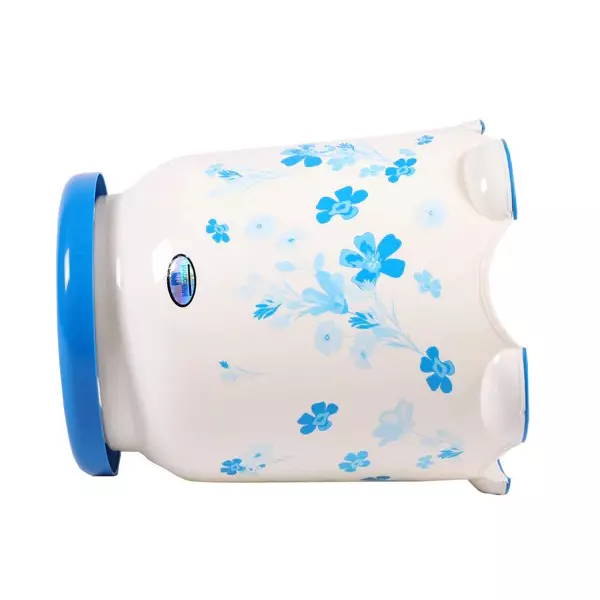 nilkamal-stl-plastic-stool-floral-cream-bright-blue-color