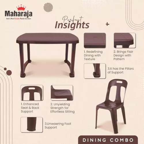 maharaja-crysta-4-seater-chair-dining-table-kit-with-arm-rest-brown-plastic-for-home-school-garden-office-din_crysta_brown-4