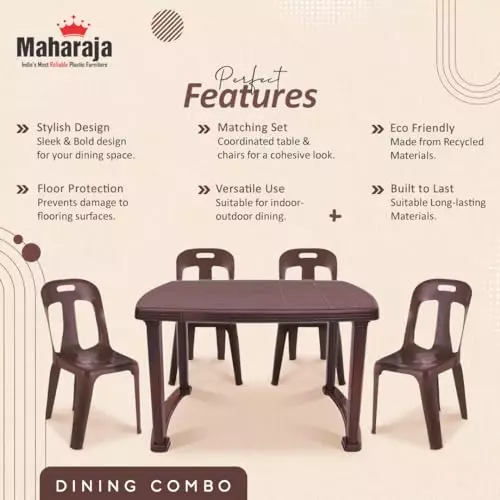 maharaja-crysta-4-seater-chair-dining-table-kit-with-arm-rest-brown-plastic-for-home-school-garden-office-din_crysta_brown-4