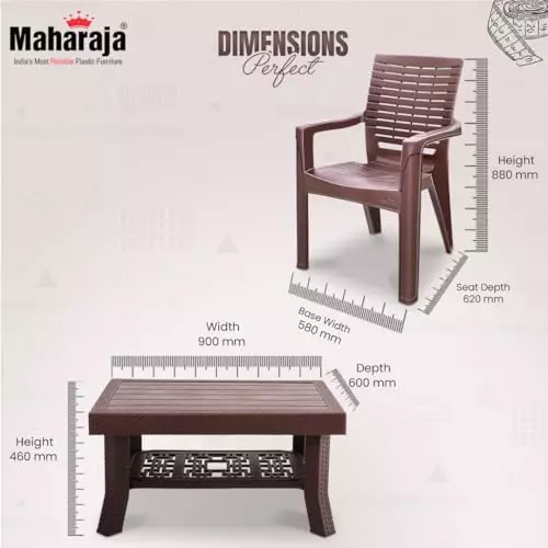 maharaja-singham-chair-table-kit-with-arm-rest-premium-design-brown-plastic-for-home-school-garden-office-polo_singham102-brown-pk2