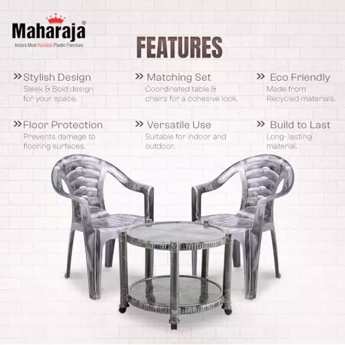 maharaja-chairs-with-matching-table-kit-with-arm-rest-stylish-sturdy-silver-plastic-for-home-school-garden-office-t5_sunrise-silver-pk4