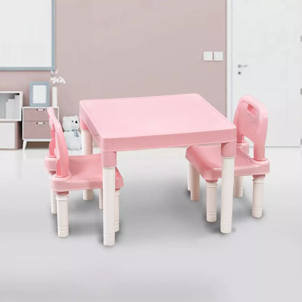 swagath-4-besty-kids-chair-with-2-activity-table-kit-square-4-seater-plastic-matte-finish-mid-back-pink-for-home-school-use-actibsty-pack-of-2-kit