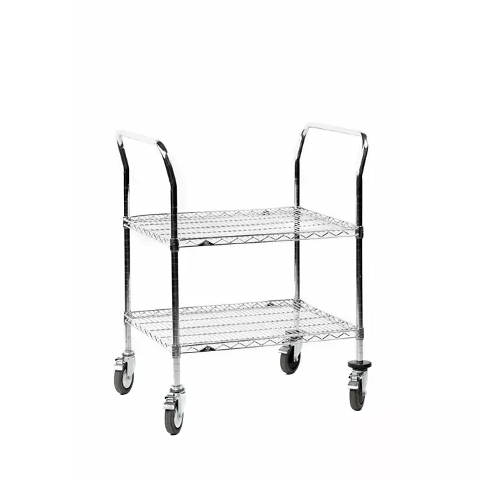 EUROSTAT 2 Shelf Trolley Trolley 460x760x1030 mm 200kg Load, 40-010-0005