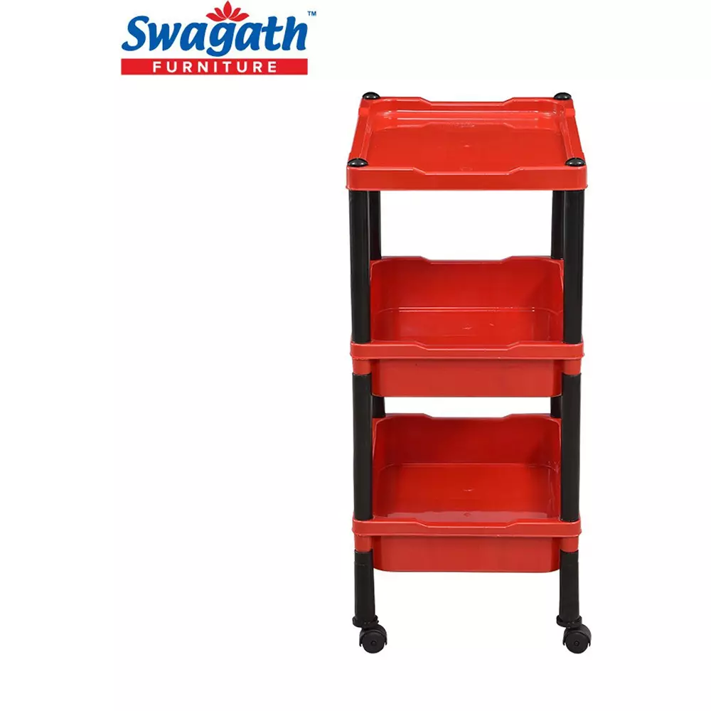 swagath-wheel-type-3-shelves-plastic-furniture-trolley-red-for-fruits-vegetables-clothes-books-trl-03-br-5-pack-of-5